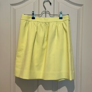 Lemon Yellow Fully Lined Size 4 Skirt